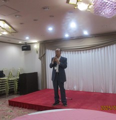 交流会　竹田理事長の挨拶